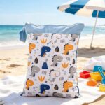 Baby Eco Waterproof Wet Dry Separation Pouch - Cute Dino