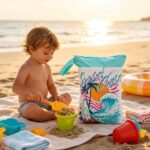 Baby Eco Waterproof Wet Dry Separation Pouch - Sunset