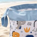 Baby Eco Waterproof Wet Dry Separation Pouch - Cute Dino - Image 2