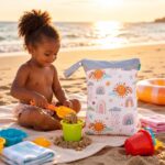 Baby Eco Waterproof Wet Dry Separation Pouch - Sunshine & Rainbow