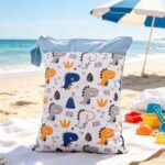 Baby Eco Waterproof Wet Dry Separation Pouch - Cute Dino