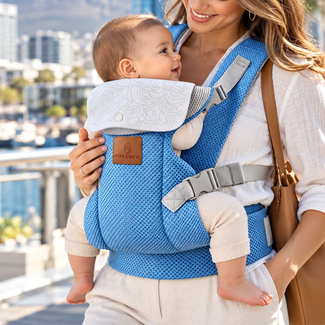 3D AirFlow Baby Carrier - Sea Blue