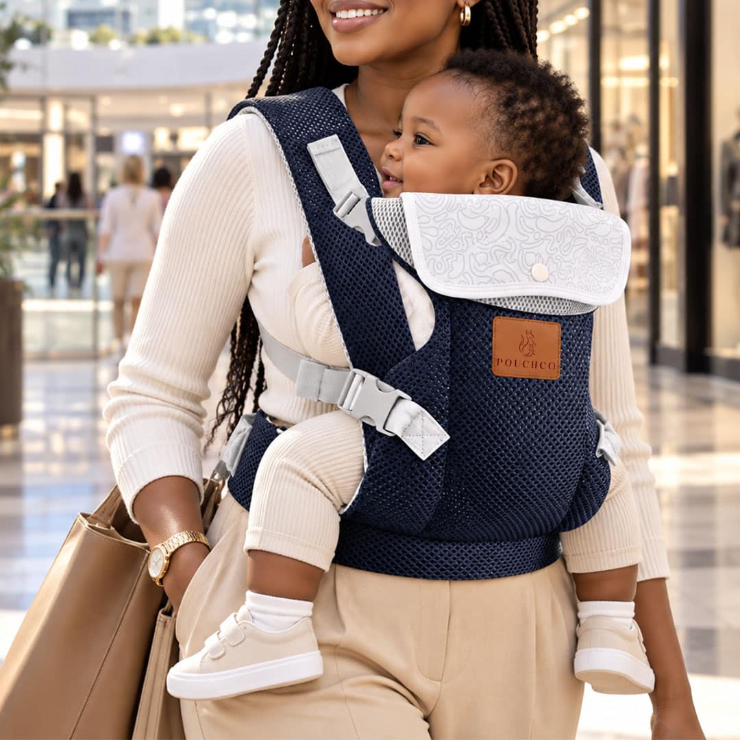 3D AirFlow Baby Carrier - Navy Blue